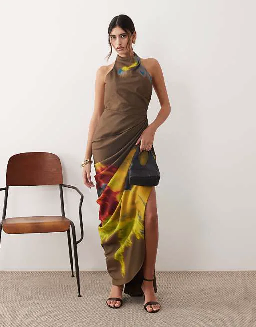 Платье макси с вырезом бретелькой ARRANGE и абстрактным цветочным принтом
Платье макси с вырезом бретелькой ARRANGE и абстрактным цветочным принтом