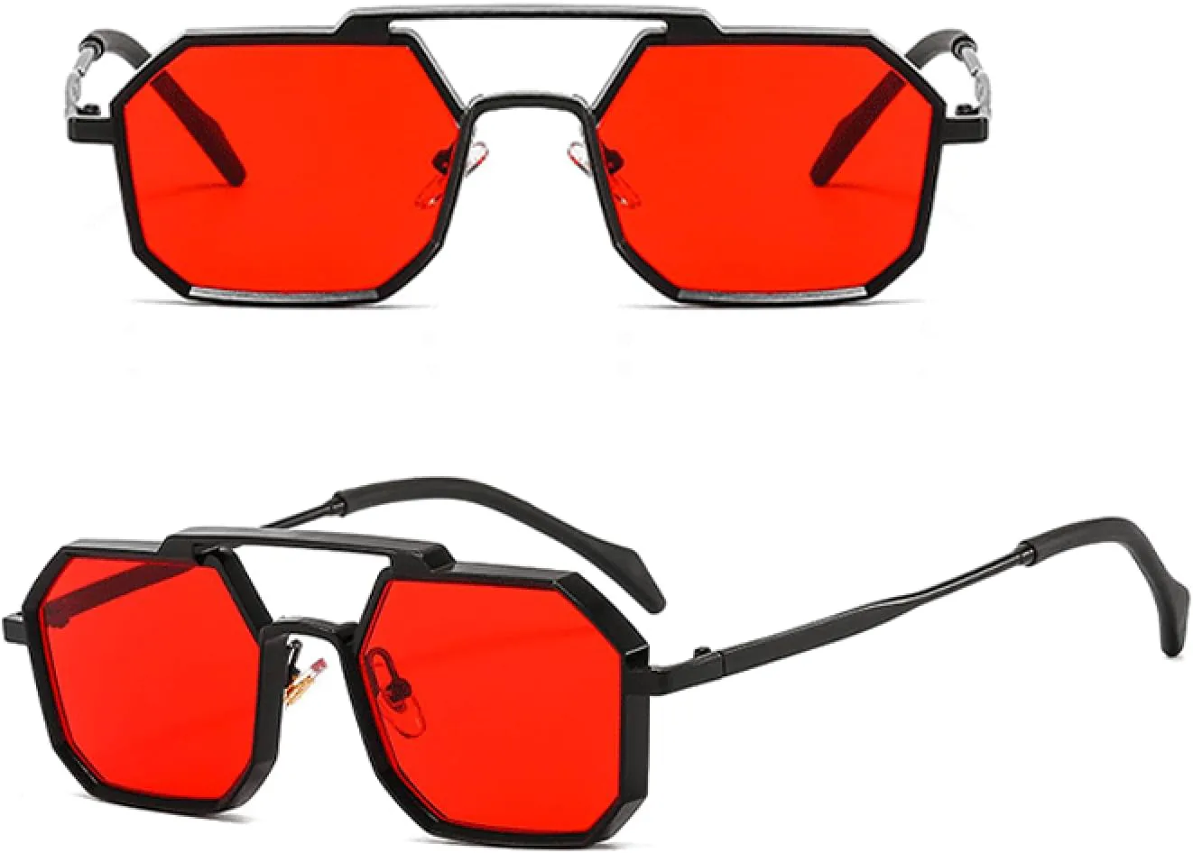 Панк-солнцезащитные очки для женщин и мужчин, металлические, с прозрачными зеркальными линзами, черные, с защитой от УФ-излучения UV400 DSVIGF, Black Clear
Панк-солнцезащитные очки для женщин и мужчин, металлические, с прозрачными зеркальными линзами, черные, с защитой от УФ-излучения UV400 DSVIGF, Black Clear