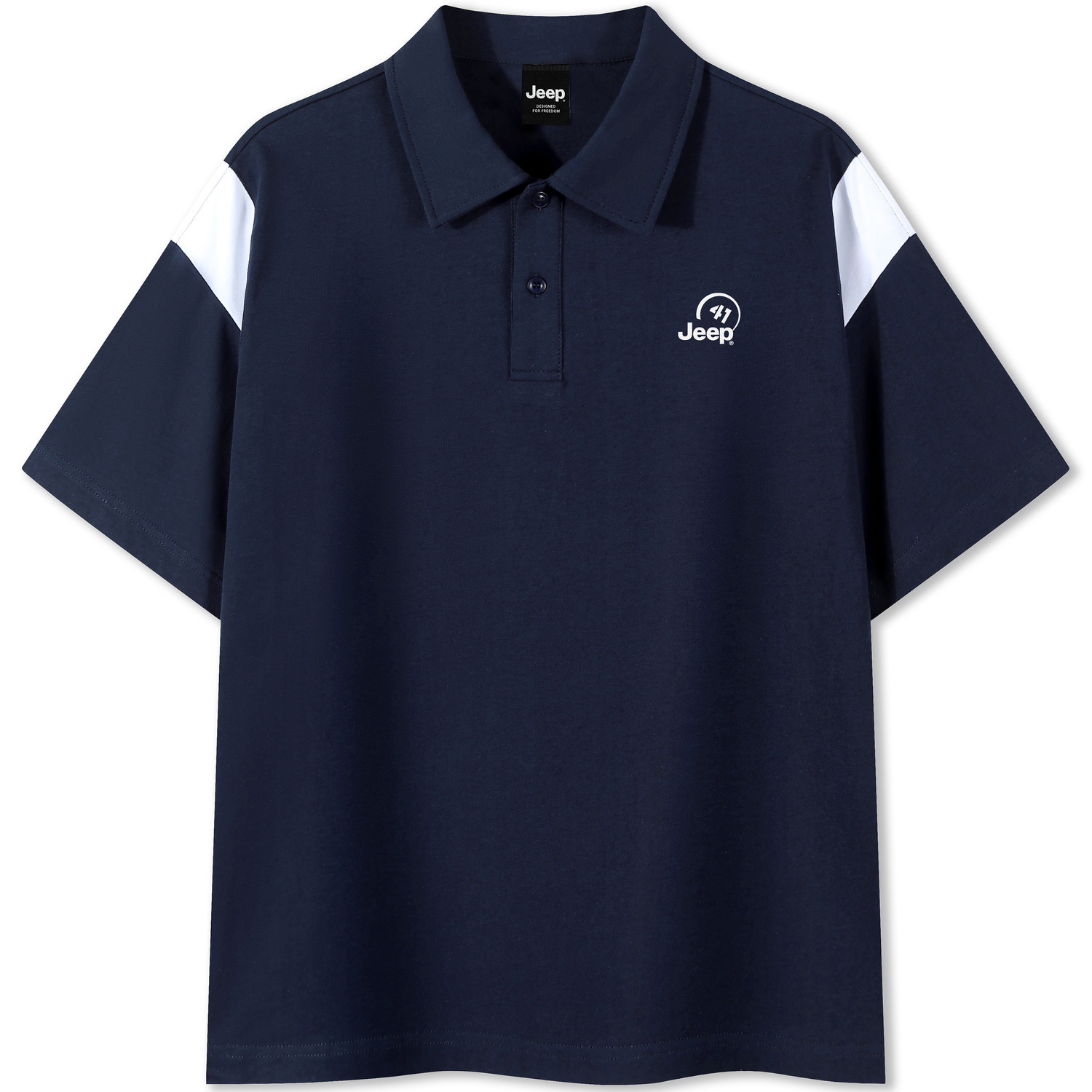 Унисекс поло Jeep, синий/белый
Унисекс поло Jeep, синий/белый