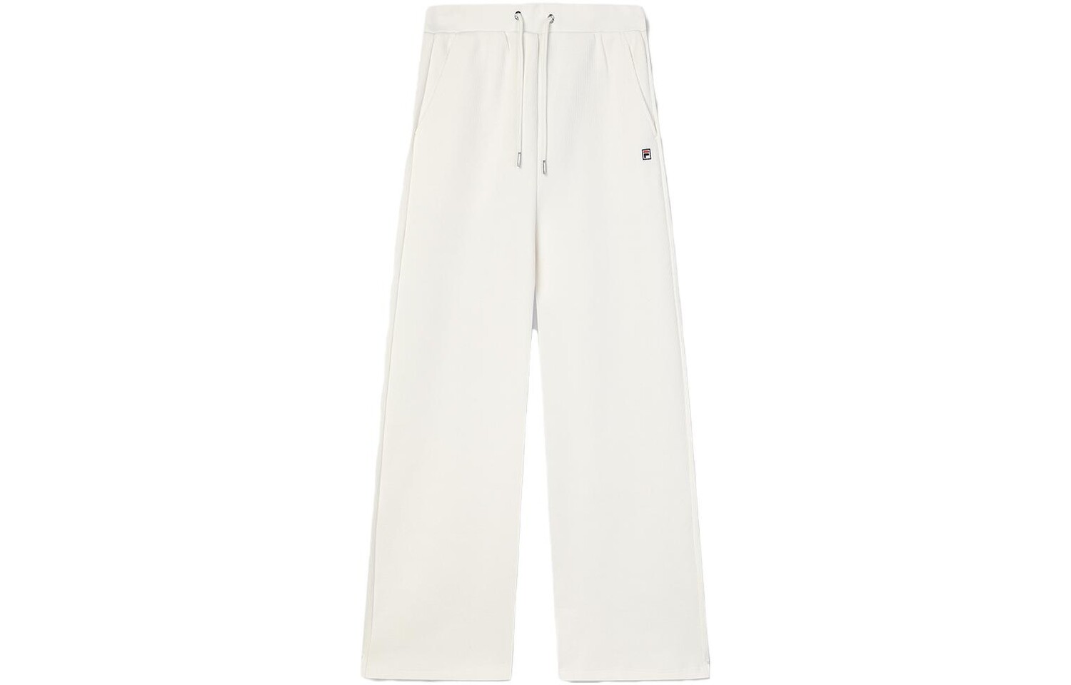 Трикотажные спортивные штаны женские, паровые, белые Fila 
Трикотажные спортивные штаны женские, паровые, белые Fila