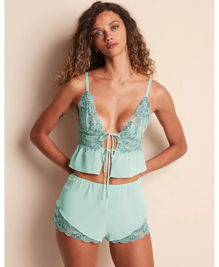 Женский комплект нижнего белья Tammy Cami & Shorts Adore Me, зеленый
Женский комплект нижнего белья Tammy Cami & Shorts Adore Me, зеленый