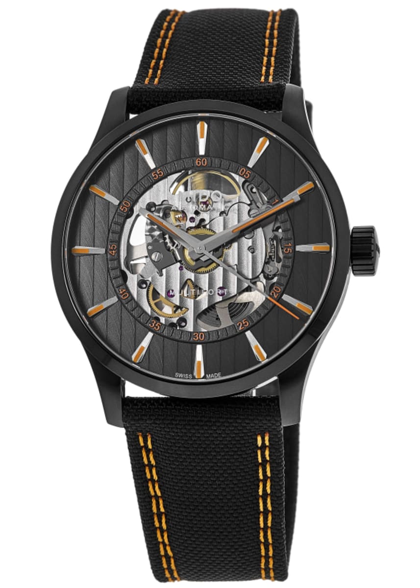 Мужские часы Mido Multifort Skeleton Vertigo с черным циферблатом и тканевым ремешком M038.436.37.051.00
Мужские часы Mido Multifort Skeleton Vertigo с черным циферблатом и тканевым ремешком M038.436.37.051.00