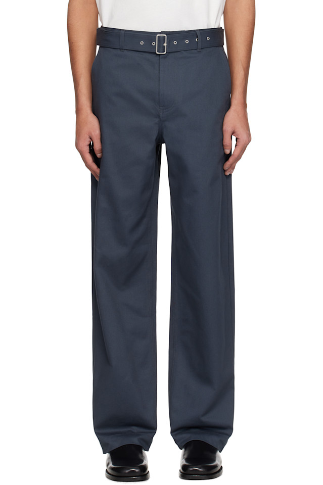 Брюки с поясом Maison Kitsuné, серый
Брюки с поясом Maison Kitsuné, серый