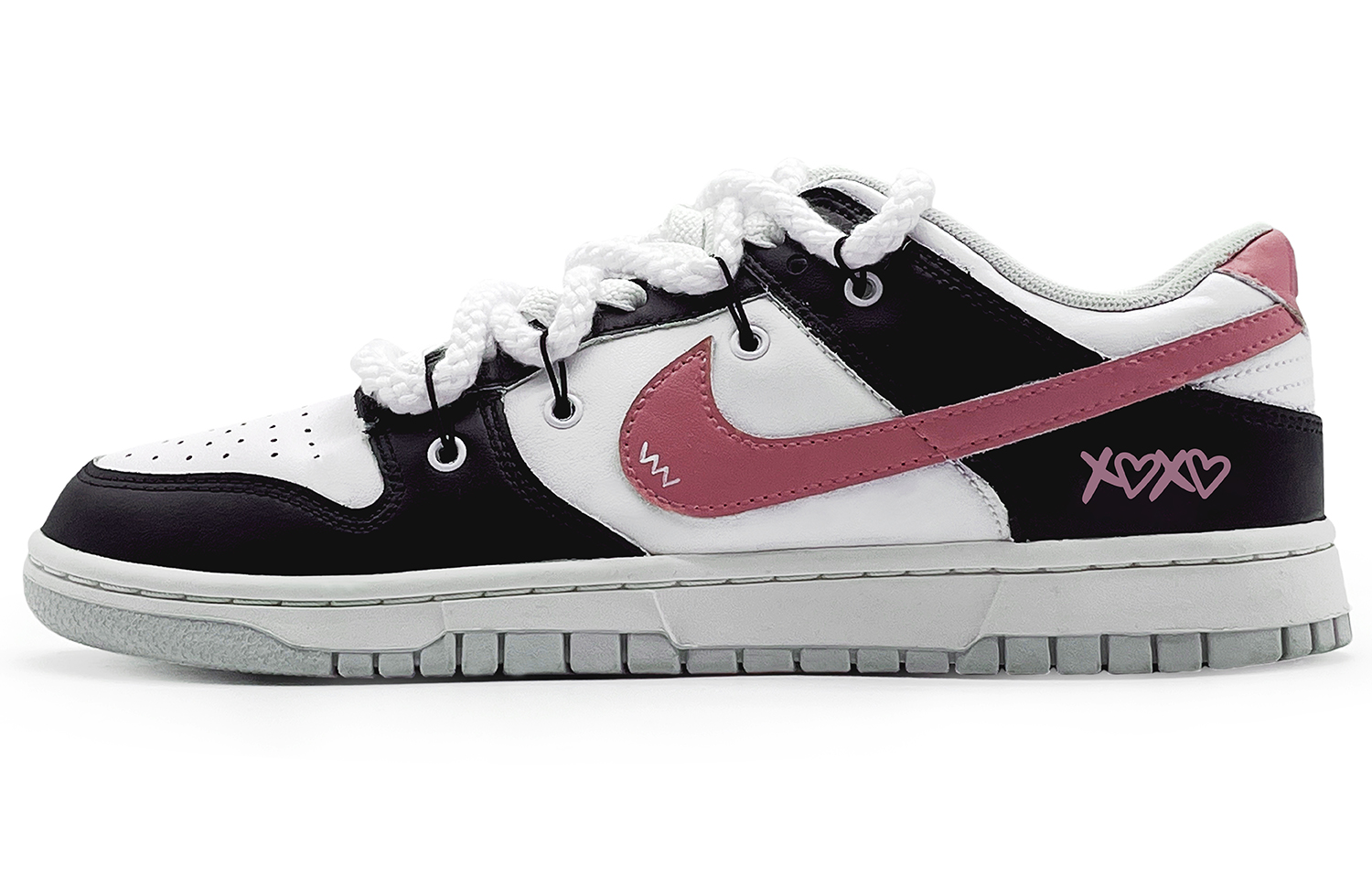 Nike Кроссовки для скейтбординга Dunk Oxo с амортизацией, износостойкие низкие детские unisex розовые
Nike Кроссовки для скейтбординга Dunk Oxo с амортизацией, износостойкие низкие детские unisex розовые