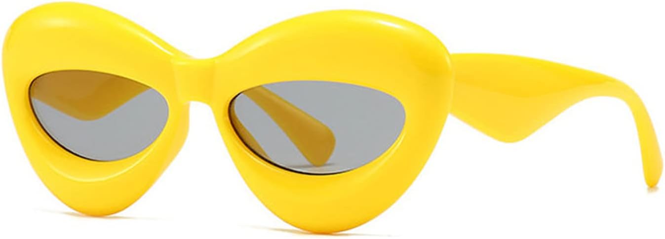 Солнцезащитные очки COTIA в стиле ретро «Кошачий глаз», яркие цвета, модные для женщин, в стиле панк и хип-хоп, с овальными линзами, защита от УФ-излучения UV400, уникальные солнцезащитные очки для мужчин, Yellow
Солнцезащитные очки COTIA в стиле ретро «Кошачий глаз», яркие цвета, модные для женщин, в стиле панк и хип-хоп, с овальными линзами, защита от УФ-излучения UV400, уникальные солнцезащитные очки для мужчин, Yellow