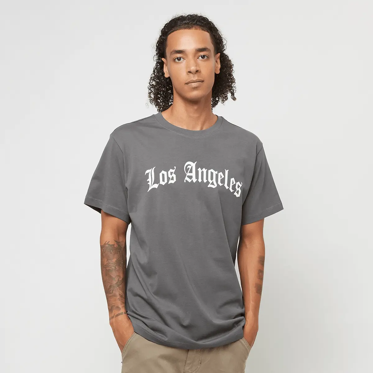 Футболка Mister Tee Los Angeles Wording Tee, серый 
Футболка Mister Tee Los Angeles Wording Tee, серый
