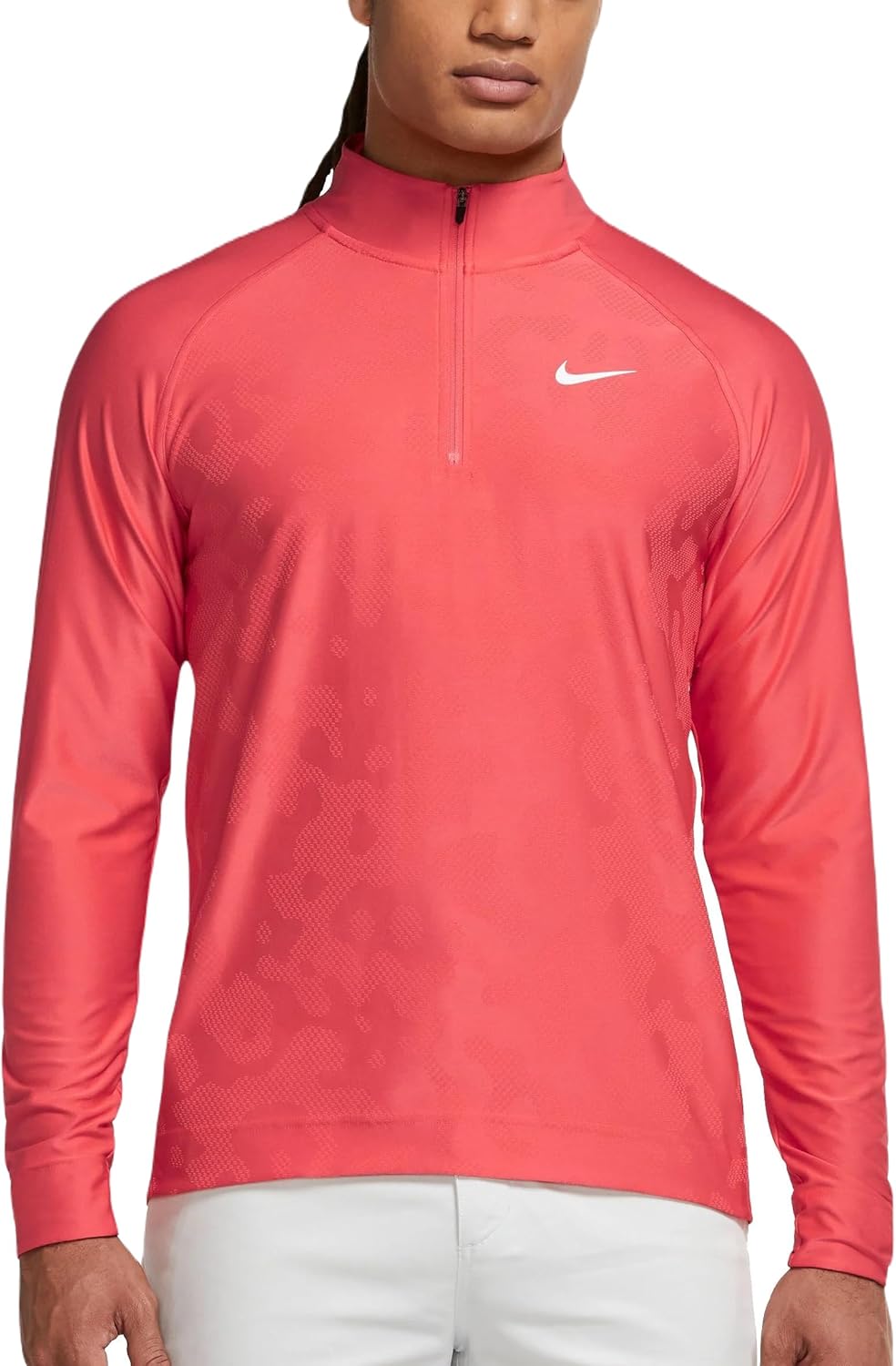 Пуловер для гольфа Nike Dri-FIT ADV Tour 1/2 Zip, Ember Glow/Siren Red/Black
Пуловер для гольфа Nike Dri-FIT ADV Tour 1/2 Zip, Ember Glow/Siren Red/Black