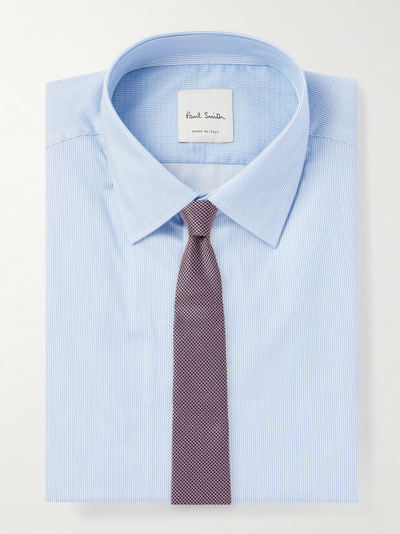 Полосатая рубашка из хлопка-поплина PAUL SMITH, светло-голубой
Полосатая рубашка из хлопка-поплина PAUL SMITH, светло-голубой