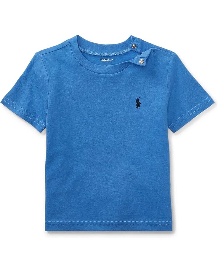 Футболка Polo Ralph Lauren Kids Cotton Jersey Crew Neck Tee, цвет Scottsdale Blue
Футболка Polo Ralph Lauren Kids Cotton Jersey Crew Neck Tee, цвет Scottsdale Blue