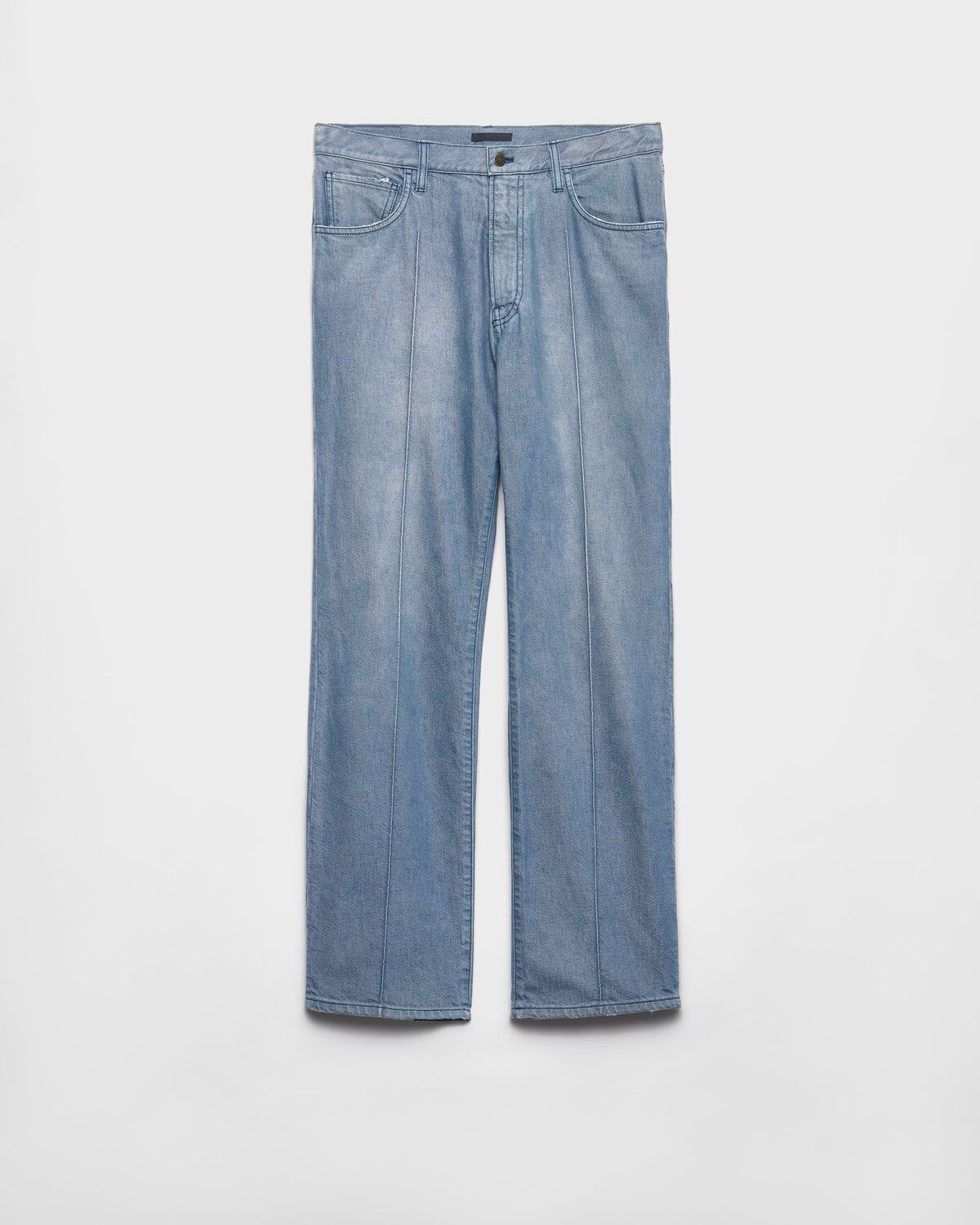 Джинсы из вымытого денима с пятью карманами Prada, деним
Джинсы из вымытого денима с пятью карманами Prada, деним