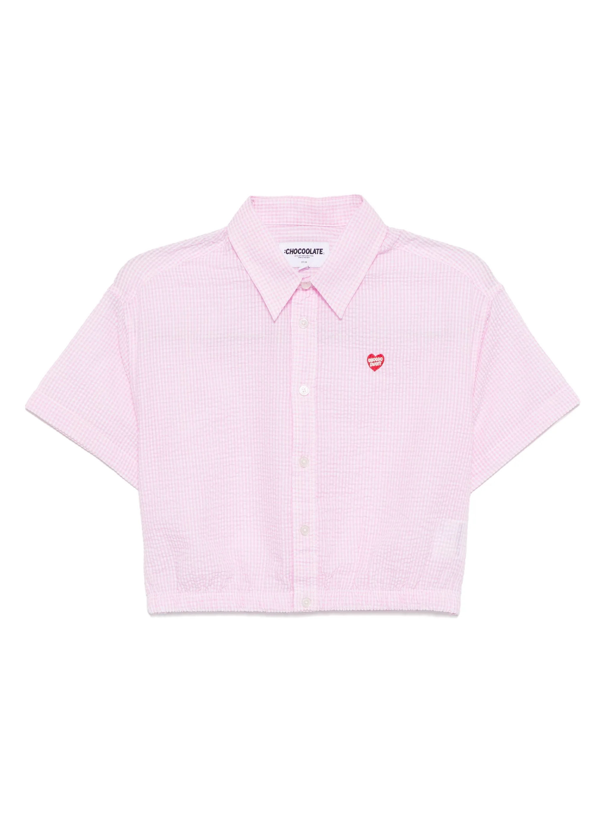 Укороченная куртка-рубашка Chocoolate, розовый
Укороченная куртка-рубашка Chocoolate, розовый
