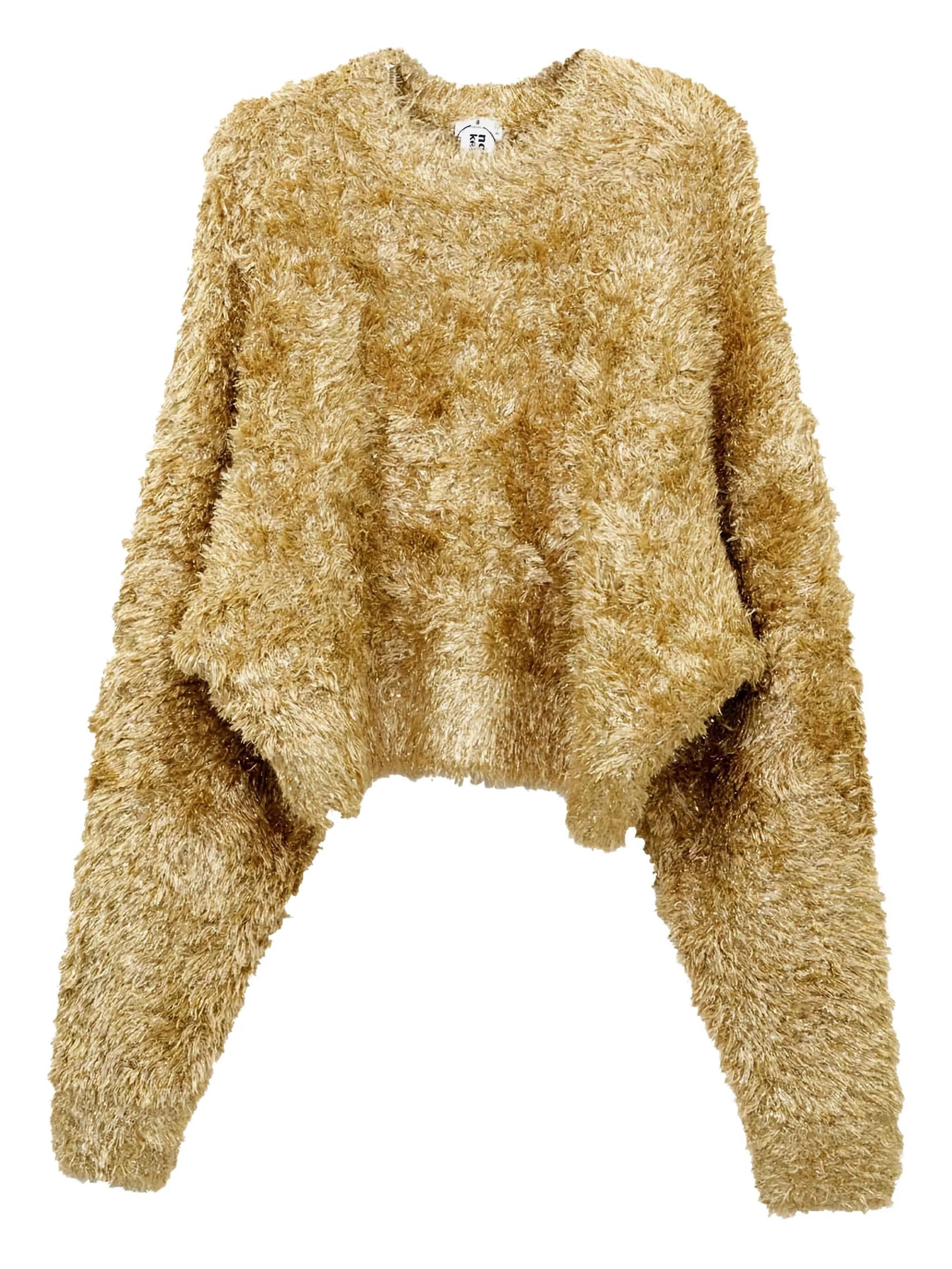 Свитер из ткани ламе Noir Kei Ninomiya, коричневый
Свитер из ткани ламе Noir Kei Ninomiya, коричневый