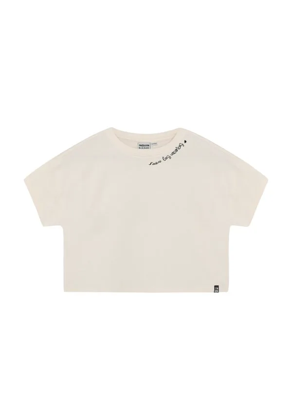 Широкая укороченная футболка с принтом Indian Blue Jeans, Sandshell
Широкая укороченная футболка с принтом Indian Blue Jeans, Sandshell