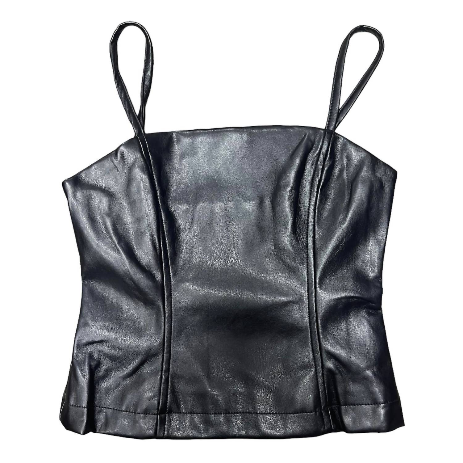 Детский топ из веганской кожи черного цвета KatieJnyc
Детский топ из веганской кожи черного цвета KatieJnyc