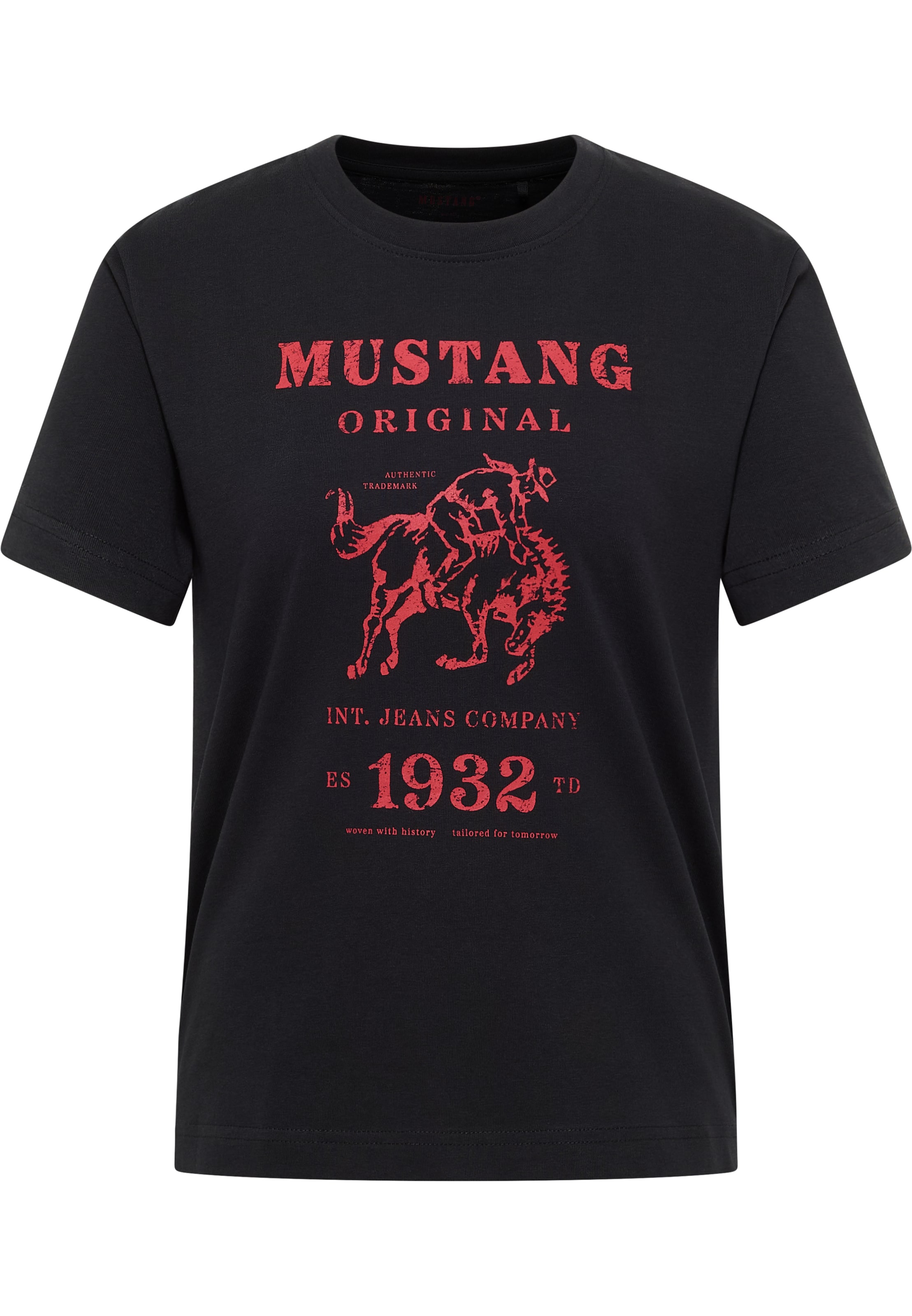 MUSTANG Футболка 'Floris' в черном цвете, Черный, MUSTANG Футболка 'Floris' в черном цвете
MUSTANG Футболка 'Floris' в черном цвете, Черный, MUSTANG Футболка 'Floris' в черном цвете