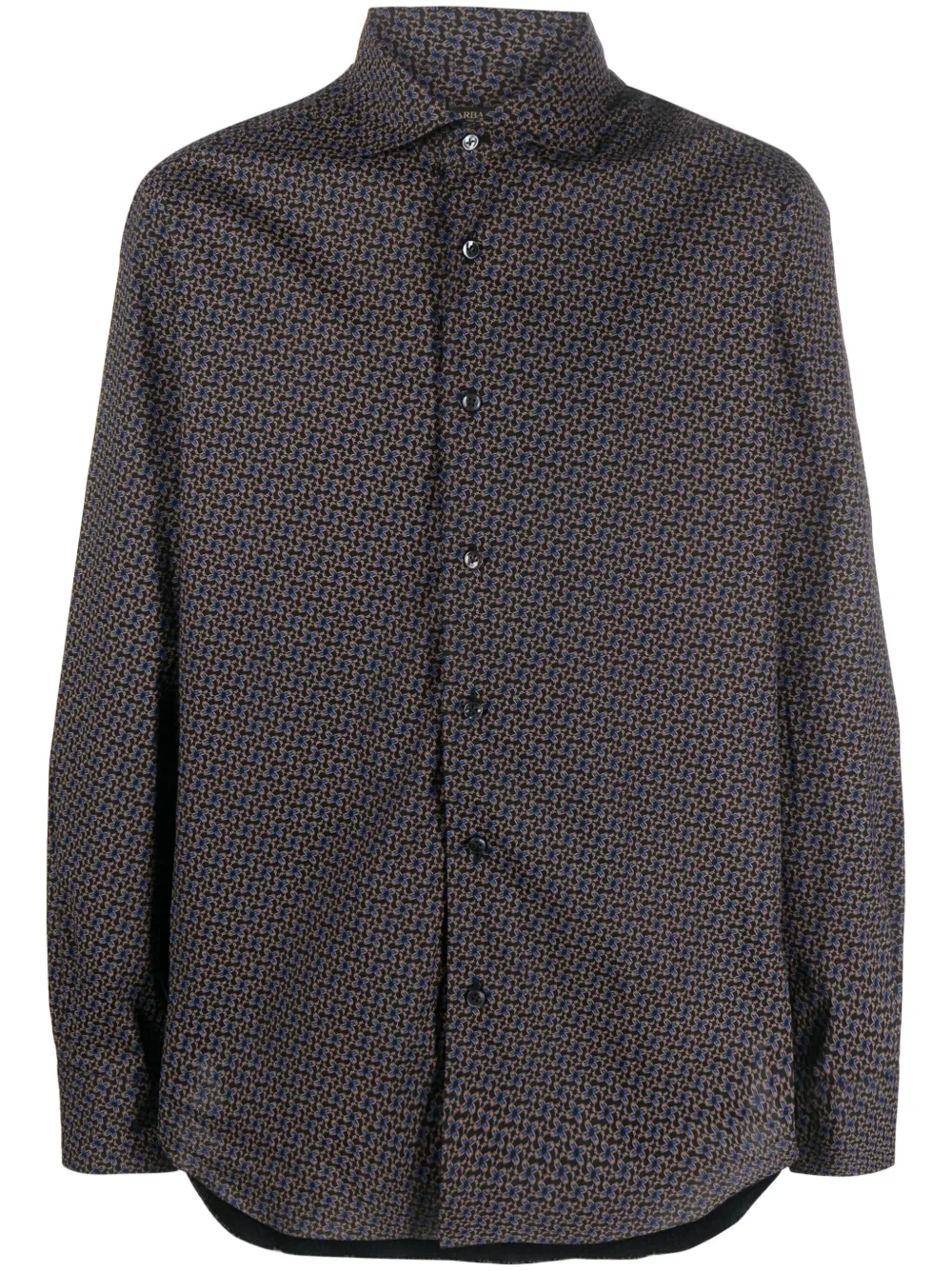 Рубашка с цветочным принтом Barba, синий
Рубашка с цветочным принтом Barba, синий