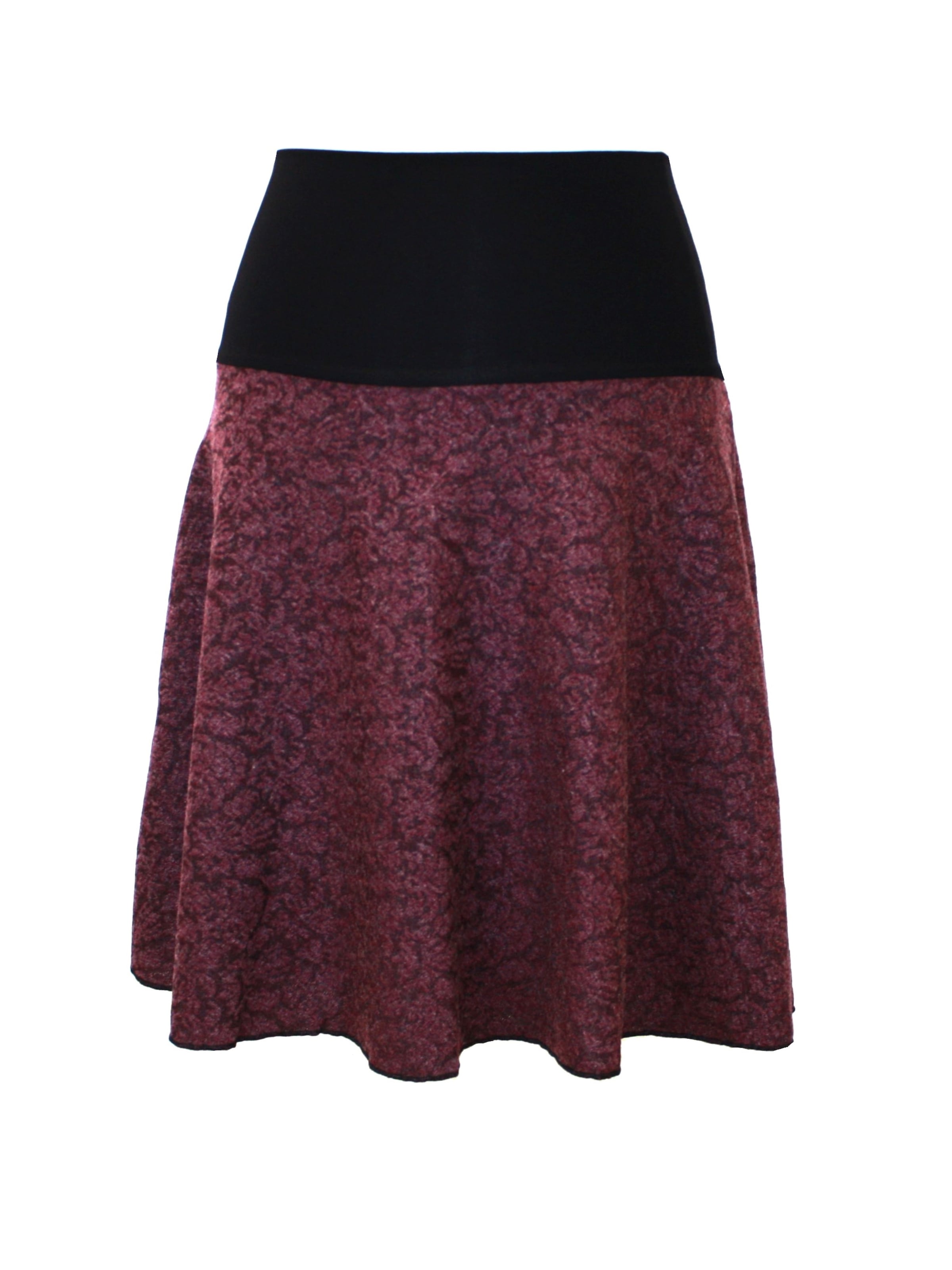 Dunkle design Юбка 'Strick A-Linie' в темно-красном цвете
Dunkle design Юбка 'Strick A-Linie' в темно-красном цвете