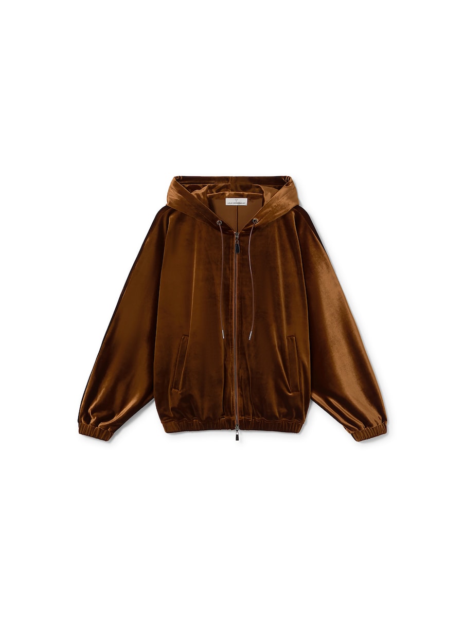 Толстовка с капюшоном на молнии Lola Casademunt, коричневый
Толстовка с капюшоном на молнии Lola Casademunt, коричневый