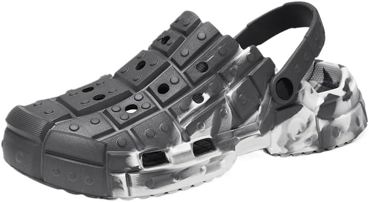 Мужские модные сабо с цветными блоками и прорезями, удобные, нескользящие, повседневные и прочные EVA тапочки для мужчин для активного отдыха на улице Clolinde, серый
Мужские модные сабо с цветными блоками и прорезями, удобные, нескользящие, повседневные и прочные EVA тапочки для мужчин для активного отдыха на улице Clolinde, серый