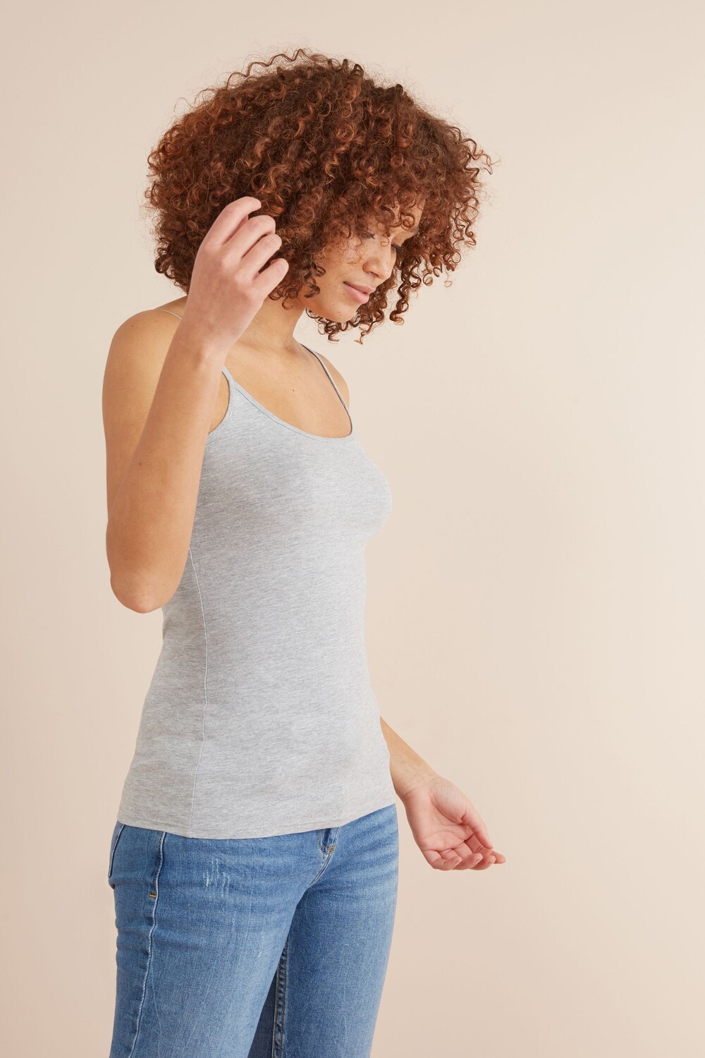 Футболка на тонких бретелях Next, серый
Футболка на тонких бретелях Next, серый