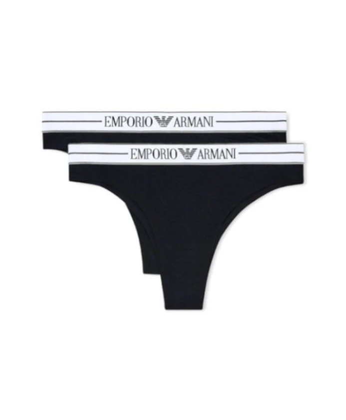 Бразильские трусы, 2 шт. Emporio Armani, черный
Бразильские трусы, 2 шт. Emporio Armani, черный