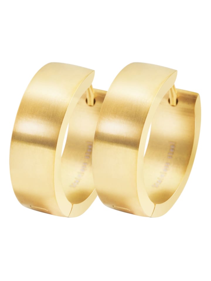 Adeliás Серьги унисекс - серьги-кольца на шарнирах из нержавеющей стали с золотым покрытием
Adeliás Серьги унисекс - серьги-кольца на шарнирах из нержавеющей стали с золотым покрытием