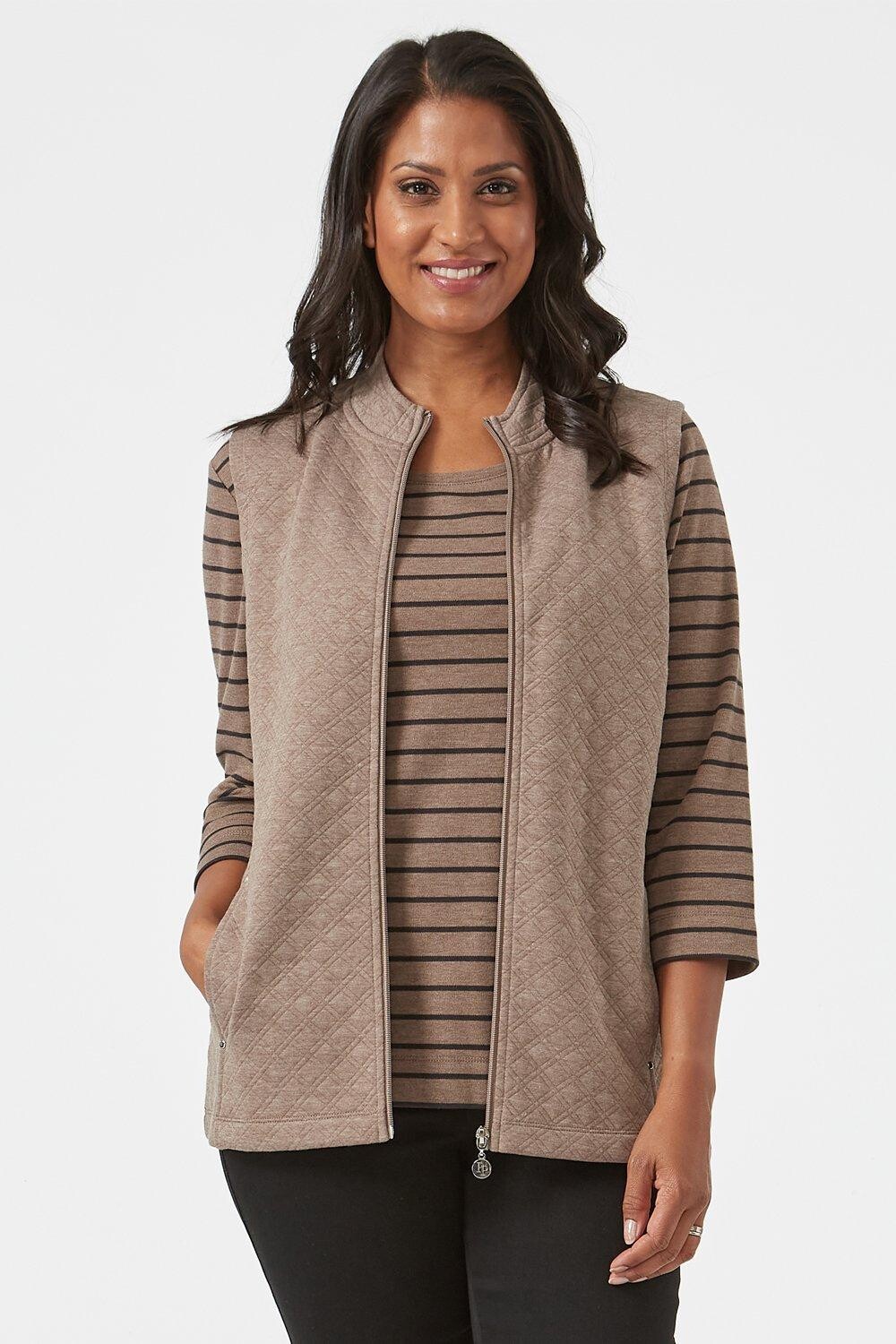 Стеганый жилет с бриллиантами Penny Plain, коричневый
Стеганый жилет с бриллиантами Penny Plain, коричневый