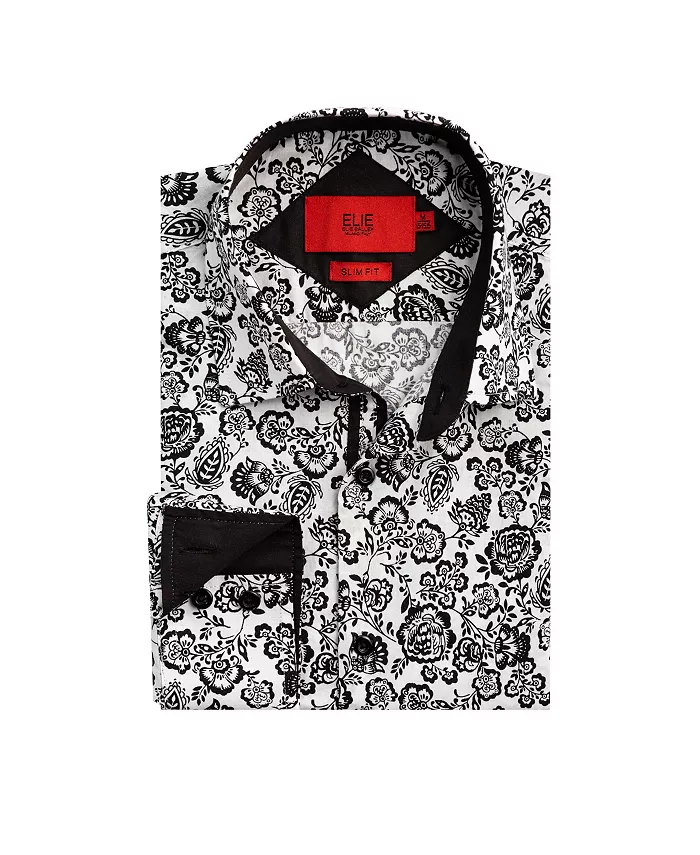 Белая рубашка с принтом пейсли для мальчиков-подростков, Slim Fit Elie Balleh, белый
Белая рубашка с принтом пейсли для мальчиков-подростков, Slim Fit Elie Balleh, белый
