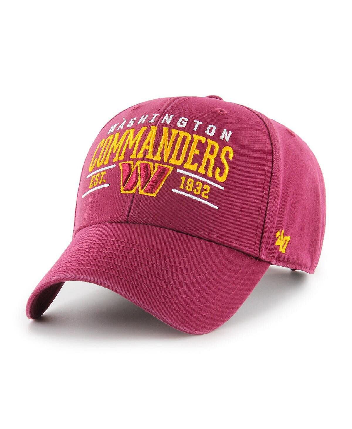 Мужская регулируемая кепка Washington Commanders Centerline MVP бордового цвета '47 Brand
Мужская регулируемая кепка Washington Commanders Centerline MVP бордового цвета '47 Brand