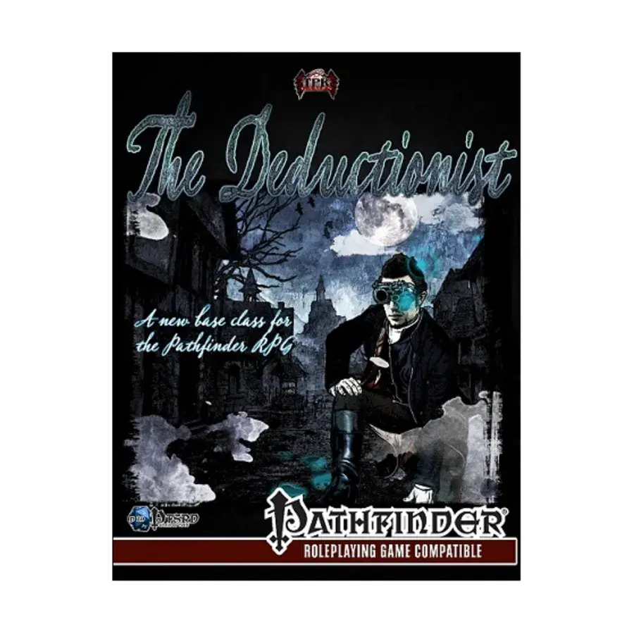 Deductionist, Sourcebooks & Supplements (Pathfinder/5E) (Total Party Kill Games), мягкая обложка
Deductionist, Sourcebooks & Supplements (Pathfinder/5E) (Total Party Kill Games), мягкая обложка