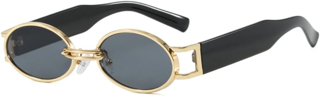 Солнцезащитные очки с защитой UV400 | Овальная металлическая оправа, панк-стиль, широкая дужка | для женщин и мужчин, для занятий спортом на открытом воздухе и вождения DSVIGF, C1 Golden
Солнцезащитные очки с защитой UV400 | Овальная металлическая оправа, панк-стиль, широкая дужка | для женщин и мужчин, для занятий спортом на открытом воздухе и вождения DSVIGF, C1 Golden