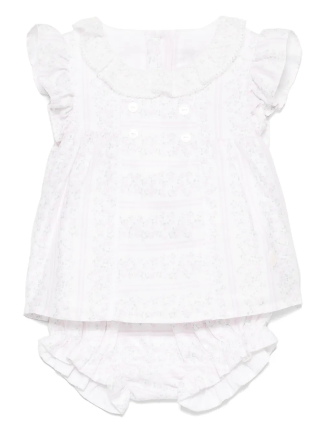 Комплект из топа и блумеров с цветочным принтом Patachou, белый
Комплект из топа и блумеров с цветочным принтом Patachou, белый