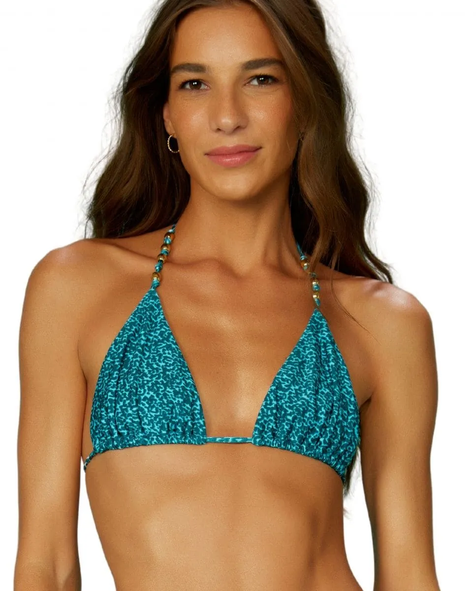 Верх бикини с треугольными чашечками и принтом Blueman, синий
Верх бикини с треугольными чашечками и принтом Blueman, синий