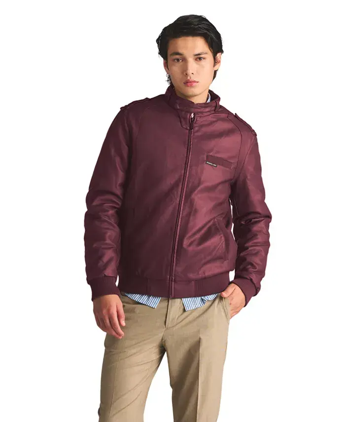 Мужская куртка-гонщица из искусственной кожи Iconic Members Only, красный
Мужская куртка-гонщица из искусственной кожи Iconic Members Only, красный