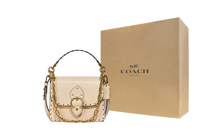 COACH Кожаная квадратная сумка Beat, через плечо, на пояс, Trumpets, женская, экрю
COACH Кожаная квадратная сумка Beat, через плечо, на пояс, Trumpets, женская, экрю