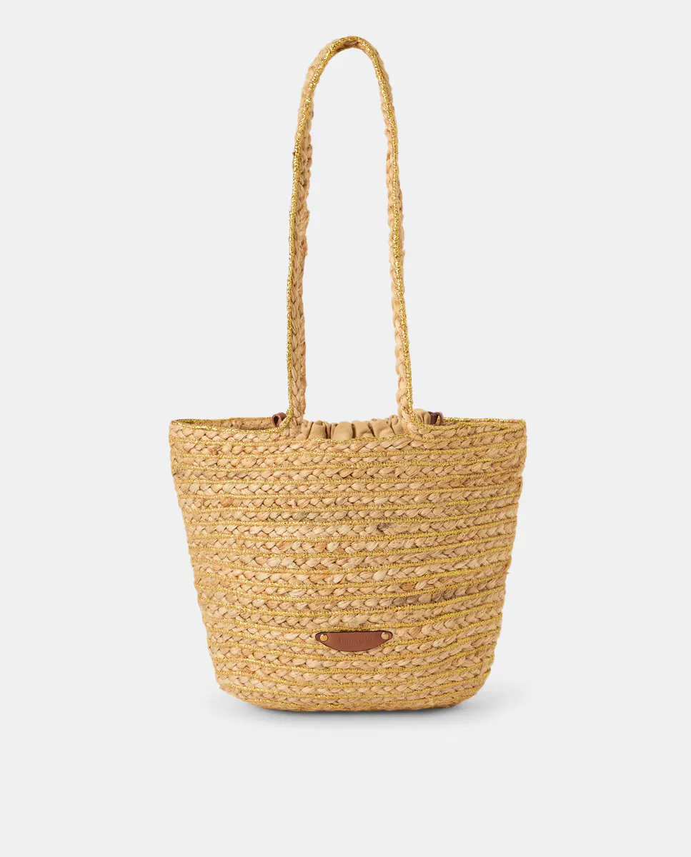 Сумка с люрексом и кожаными деталями Tintoretto, золотой
Сумка с люрексом и кожаными деталями Tintoretto, золотой