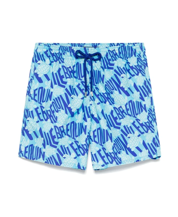 Прозрачные голубые морские шорты на завязках Vilebrequin, синий
Прозрачные голубые морские шорты на завязках Vilebrequin, синий