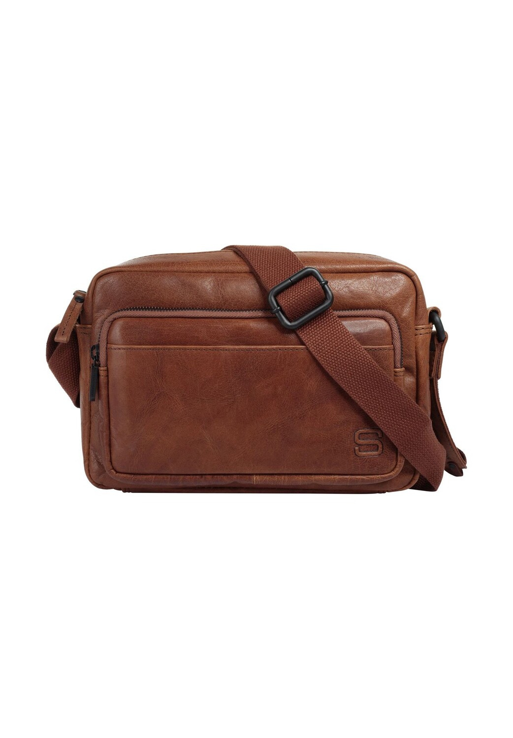 Сумка через плечо, натуральная кожа SPIKES & SPARROW, цвет Cognac 
Сумка через плечо, натуральная кожа SPIKES & SPARROW, цвет Cognac