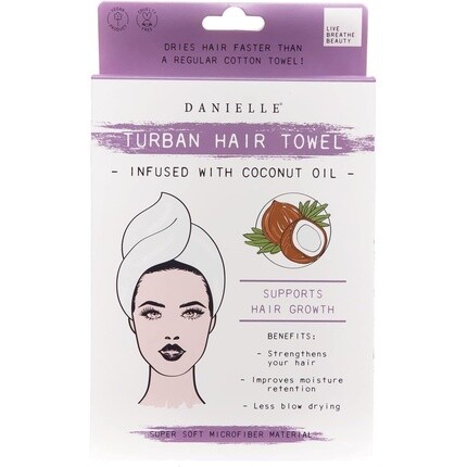Danielle Creations Быстросохнущее полотенце-тюрбан для волос с кокосовым маслом для веганов Dc Danielle
Danielle Creations Быстросохнущее полотенце-тюрбан для волос с кокосовым маслом для веганов Dc Danielle