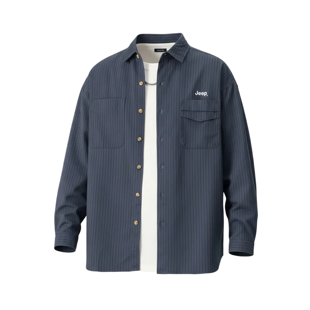 Рубашка Unisex Lapel Moderate Heavyweight Jeep, серый синий
Рубашка Unisex Lapel Moderate Heavyweight Jeep, серый синий