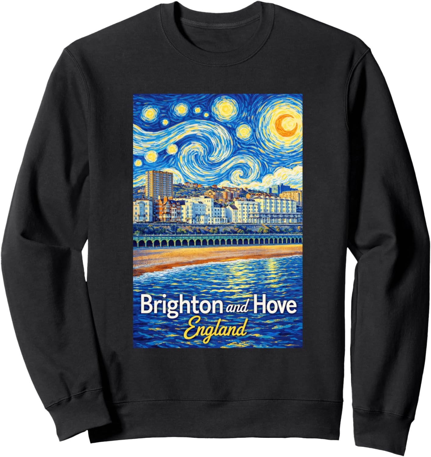 Толстовка с символикой «Брайтон энд Хоув», Англия Brighton And Hove Skyline, черный
Толстовка с символикой «Брайтон энд Хоув», Англия Brighton And Hove Skyline, черный