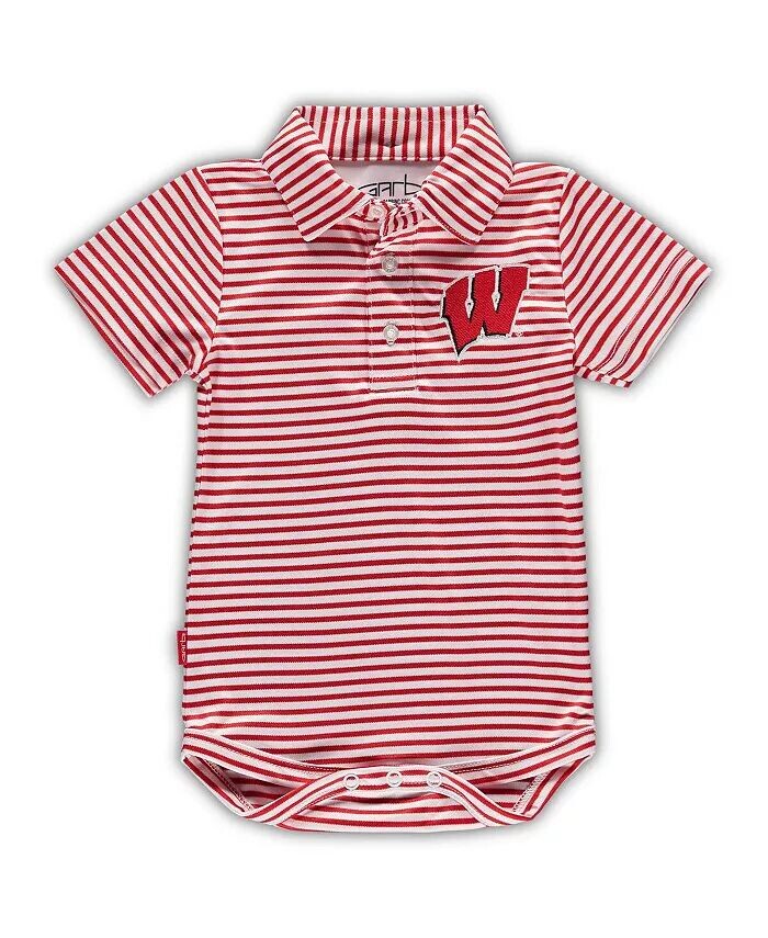 Боди-поло в полоску красного цвета Wisconsin Badgers Carson для мальчиков и девочек Garb
Боди-поло в полоску красного цвета Wisconsin Badgers Carson для мальчиков и девочек Garb