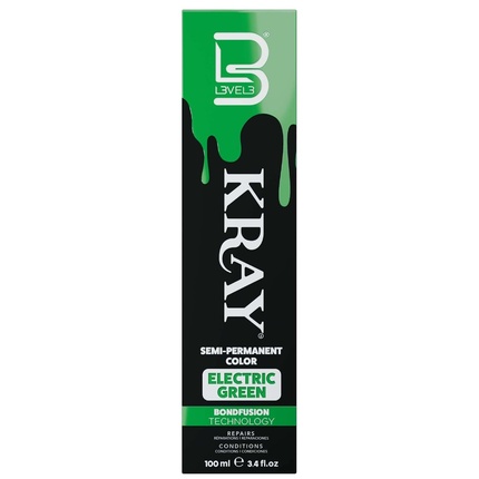 Уровень 3 Kray Electric Semi-Permanent Hair Color - Яркий стойкий блеск L3
Уровень 3 Kray Electric Semi-Permanent Hair Color - Яркий стойкий блеск L3