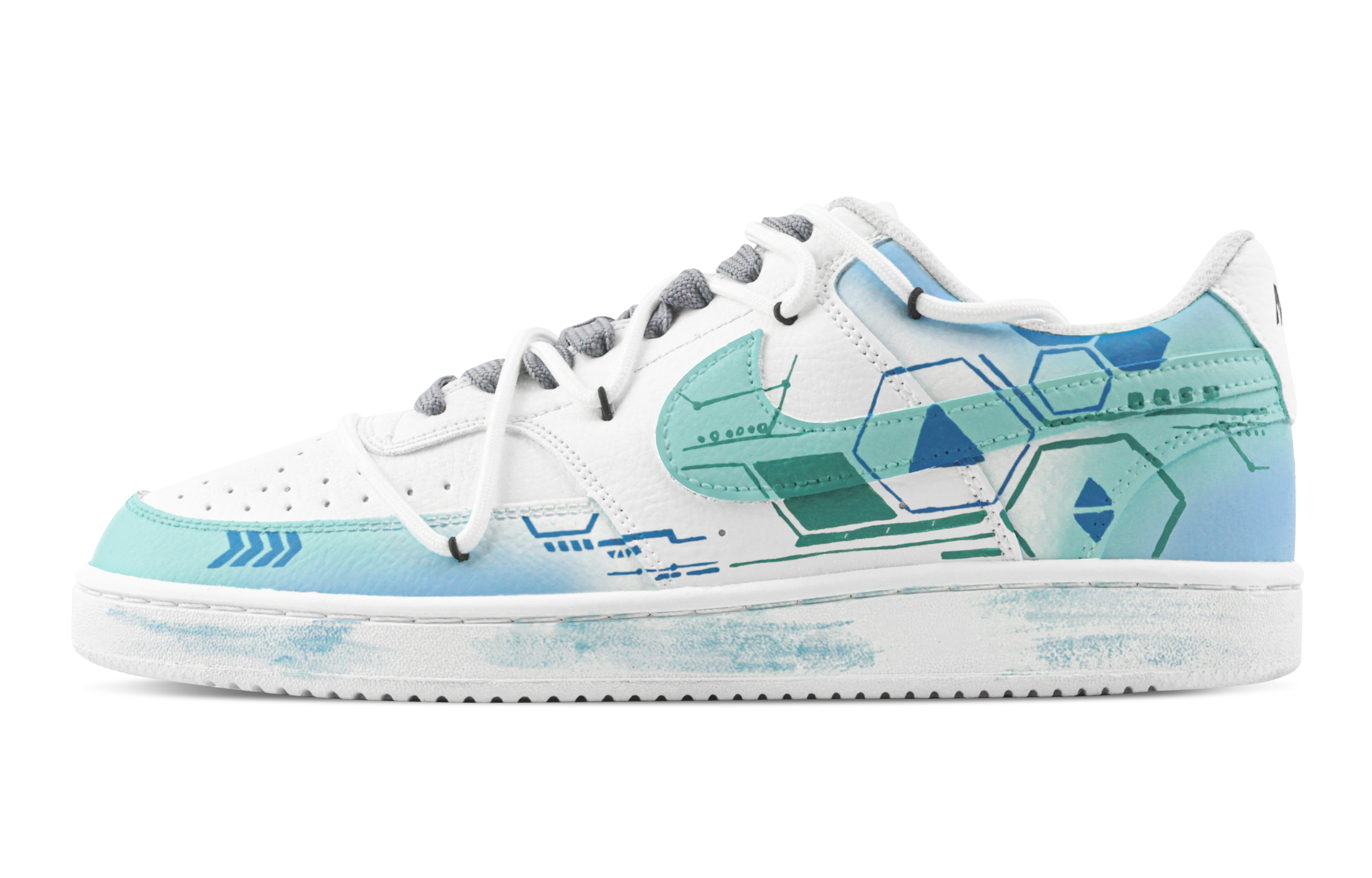 Nike Кроссовки Court Vision 1 Future, износостойкие, низкие, для скейтбординга, мужские, зеленые, белые 
Nike Кроссовки Court Vision 1 Future, износостойкие, низкие, для скейтбординга, мужские, зеленые, белые