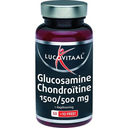 Lucovitaal Глюкозамин Хондроитин 1500/500 мг - 60 таблеток - Диетическая добавка
Lucovitaal Глюкозамин Хондроитин 1500/500 мг - 60 таблеток - Диетическая добавка