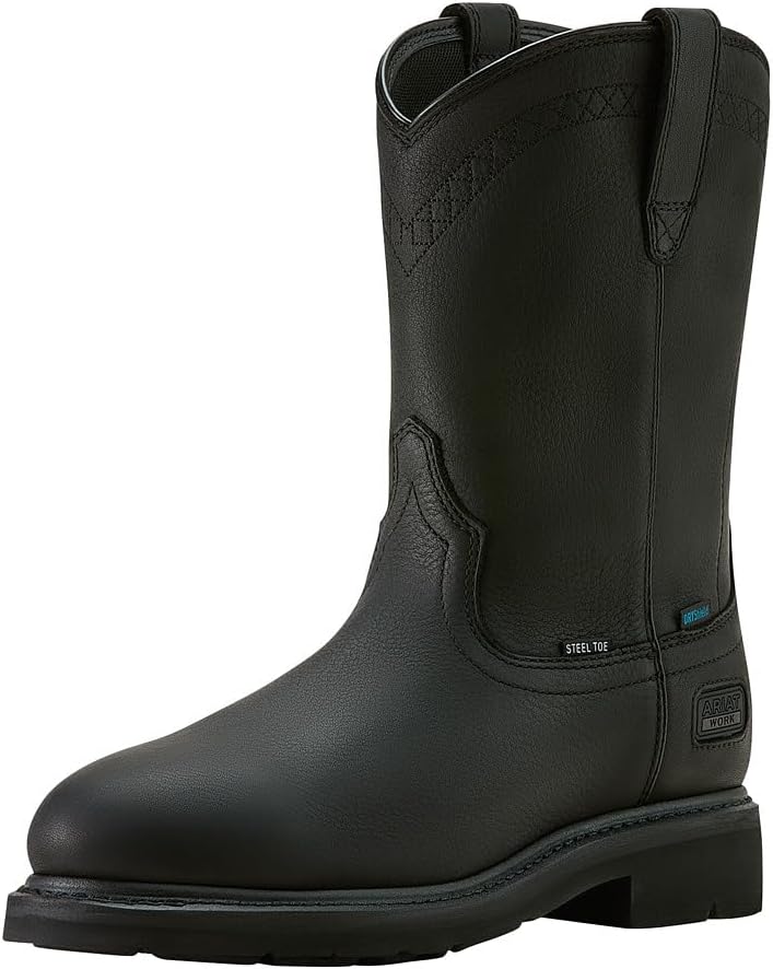 Мужские ботинки ARIAT Sierra Waterproof с роговой и стальной носком, черный
Мужские ботинки ARIAT Sierra Waterproof с роговой и стальной носком, черный