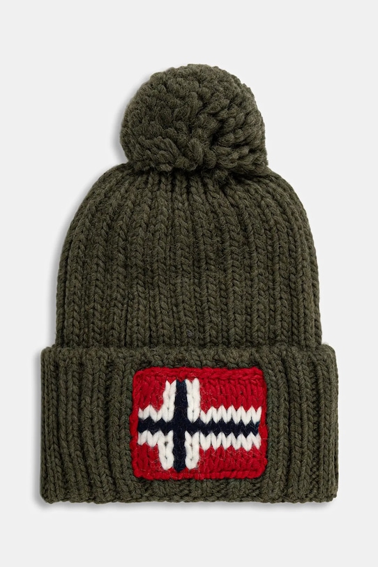Шерстяная шапка Semiury 5 Napapijri, зеленый
Шерстяная шапка Semiury 5 Napapijri, зеленый