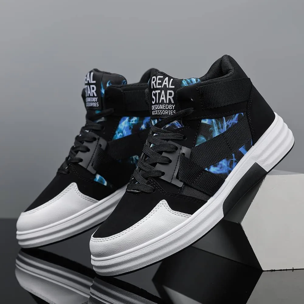 Мужские кроссовки Tazimall с круглым носком и высокой пяткой, повседневные, на шнуровке, для скейтборда, синий
Мужские кроссовки Tazimall с круглым носком и высокой пяткой, повседневные, на шнуровке, для скейтборда, синий