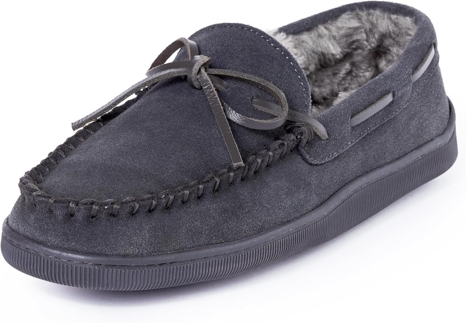 Мужские тапочки Minnetonka с плюшевой подкладкой и жесткой подошвой
Мужские тапочки Minnetonka с плюшевой подкладкой и жесткой подошвой