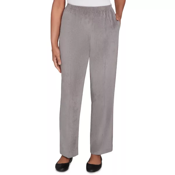 Укороченные классические брюки средней длины на резинке из вельвета Alfred Dunner, серый
Укороченные классические брюки средней длины на резинке из вельвета Alfred Dunner, серый